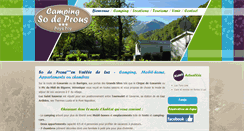 Desktop Screenshot of camping-sodeprous-luz.com